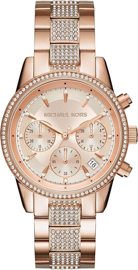 michael kors ritz - zegarek chronograficzny|Ritz Pavé Rose Gold.